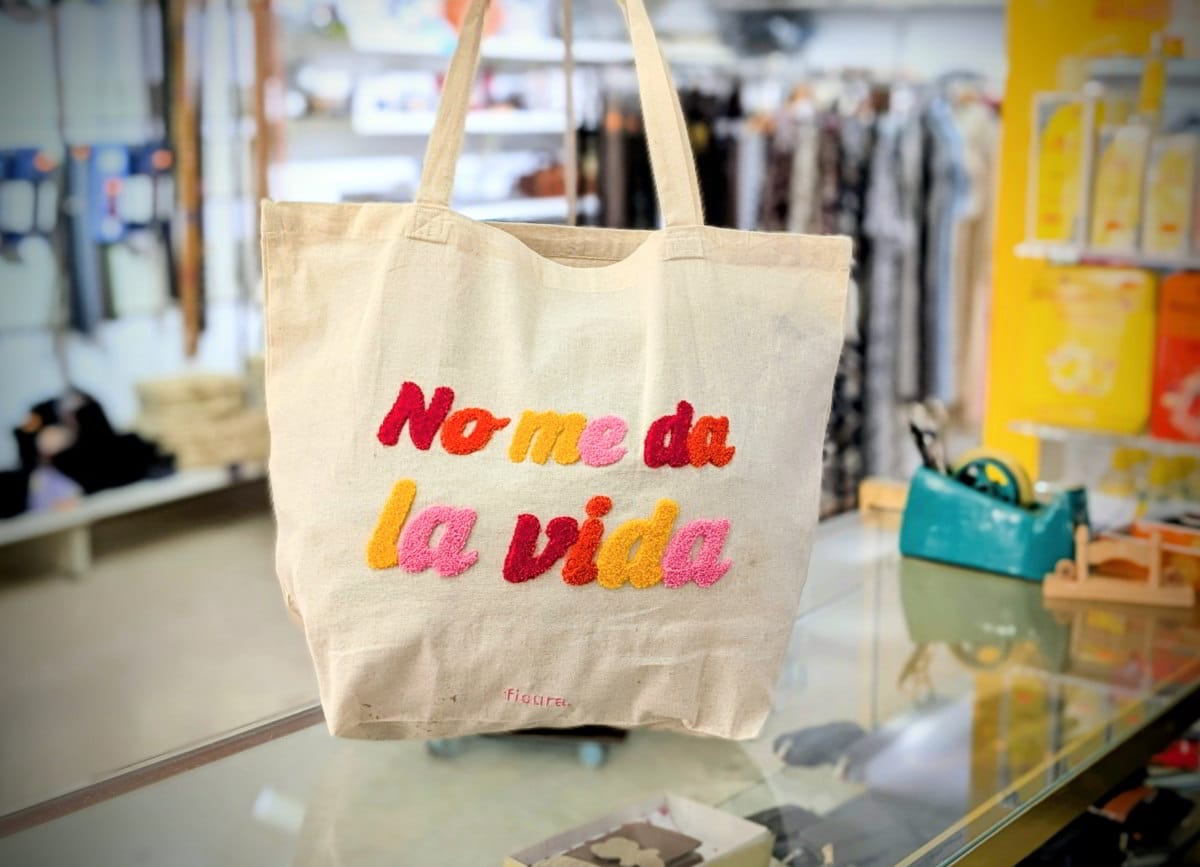 Tote Bag FIsura "No me da la vida" en Zafra